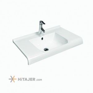 Morvarid sanitary vista 90 cm countertop cabinet wash basin