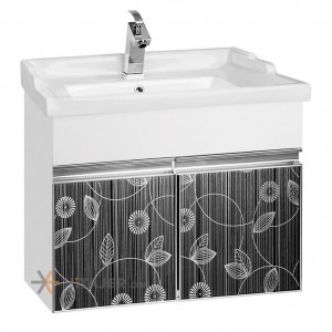 Morvarid sanitary dena 60 cm countertop cabinet wash basin