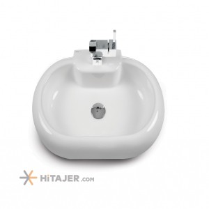 Morvarid sanitary parmida 60 cm countertop stone wash basin