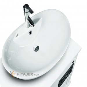 Morvarid sanitary classic 65 cm countertop stone wash basin