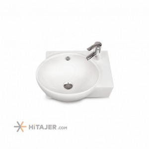 Morvarid sanitary parmida 52 cm countertop cabinet wash basin