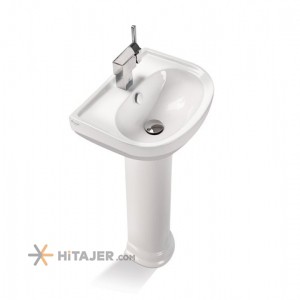 Morvarid Sanitary pedestal Wash Basin Vista model 44 Cm