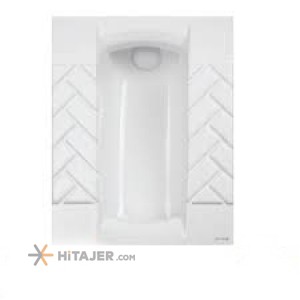 Morvarid Sanitary Without Rim Asian WC Crown model