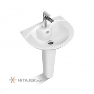 Morvarid Sanitary pedestal Wash Basin Parmida model 60 Cm