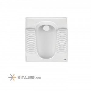 Morvarid Sanitary open Rim Medical Asian WC Royal model