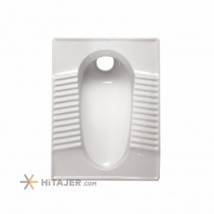 Morvarid Sanitary Flat open Rim Asian WC Firouzeh model