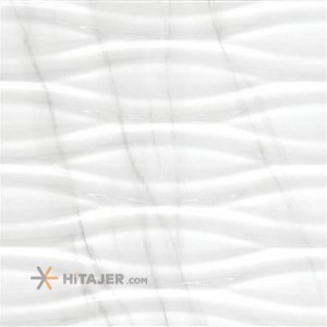 کاشی سفید رستیک سینا مدل باهاما