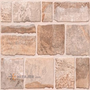 کاشی کرم رستیک تیره سینا مدل ایریتیش