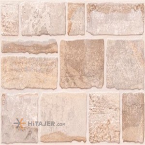 کاشی کرم رستیک روشن سینا مدل ایریتیش