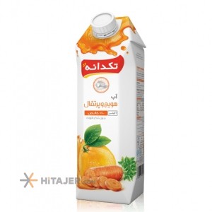 Takdaneh Carrot and Peach Nectar 1 liter