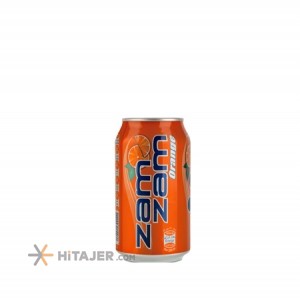 نوشابه قوطی با طعم لیمو پرتقال زمزم 330 سی سی