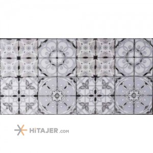 کاشی تک گل نقره ای آرتا سرام مدل اوکتای