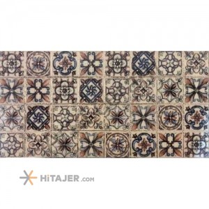 کاشی تک گل چند طیف رنگی آرتا سرام مدل میلان