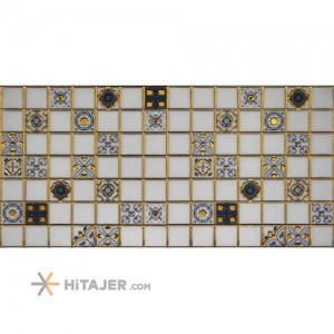 کاشی تک گل آبی آرتا سرام مدل روژین