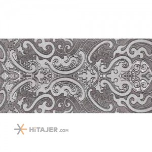 کاشی تک گل نقره ای آرتا سرام مدل مهراد