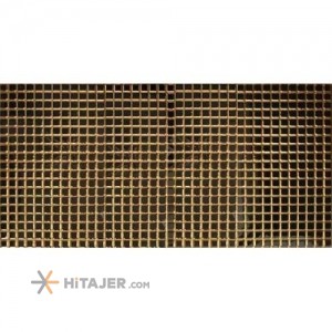 کاشی تک گل مشکی طلایی آرتا سرام مدل کریستال