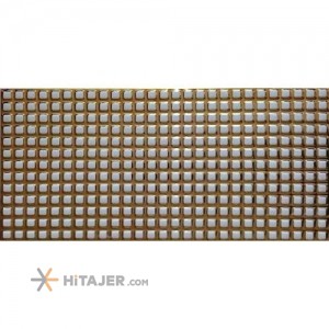 کاشی تک گل سفید طلایی آرتا سرام مدل سیدنی