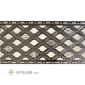 کاشی تک گل نقره ای گل دار آرتا سرام مدل سیتا