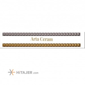 Arta ceram Tile and Ceramic border Ulduz model
