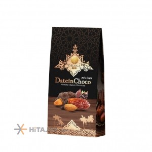 Deloca Date with Almond and chocolate Cover 250 gr