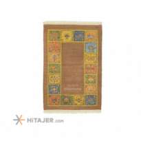 گلیم سوماک طرح کف ساده خانه دیدار کد 23170552