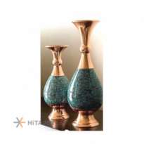 Sorousha Turquoise Inlaying Vase 20 cm code F 07