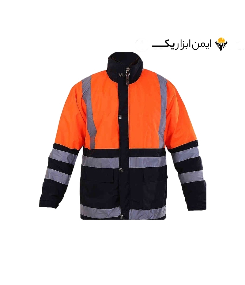 اورکت راهداری نارنجی برند آرش سیفتی (Arash Safety)