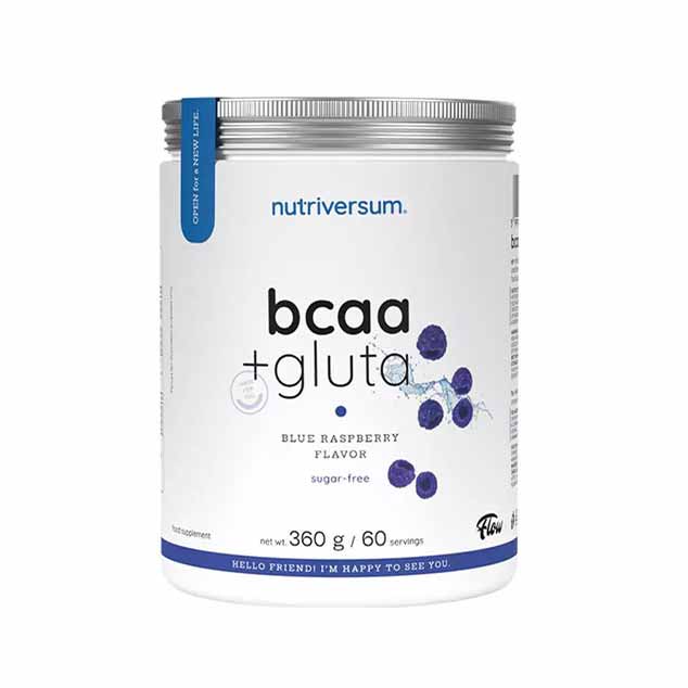 بی سی ای ای + گلوتامین ناتریورسام ۳۰۰ گرم - Nutriversum BCAA + Glutamine 300g