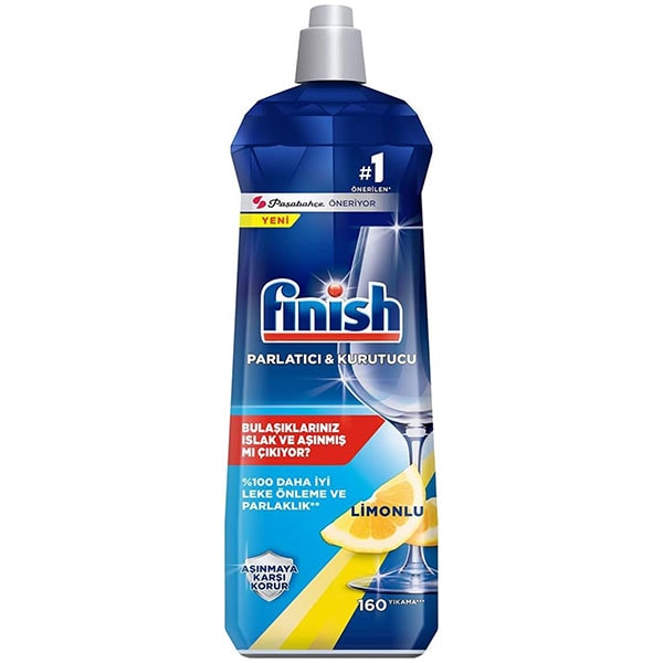 مایع جلادهنده ماشین ظرفشویی فینیش با رایحه لیمو 160 بار مصرف حجم 800ml