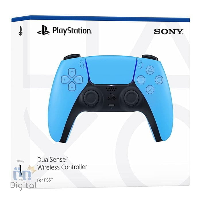 دسته بازی پلی استیشن ۵ مدل DualSense رنگ Starlight Blue