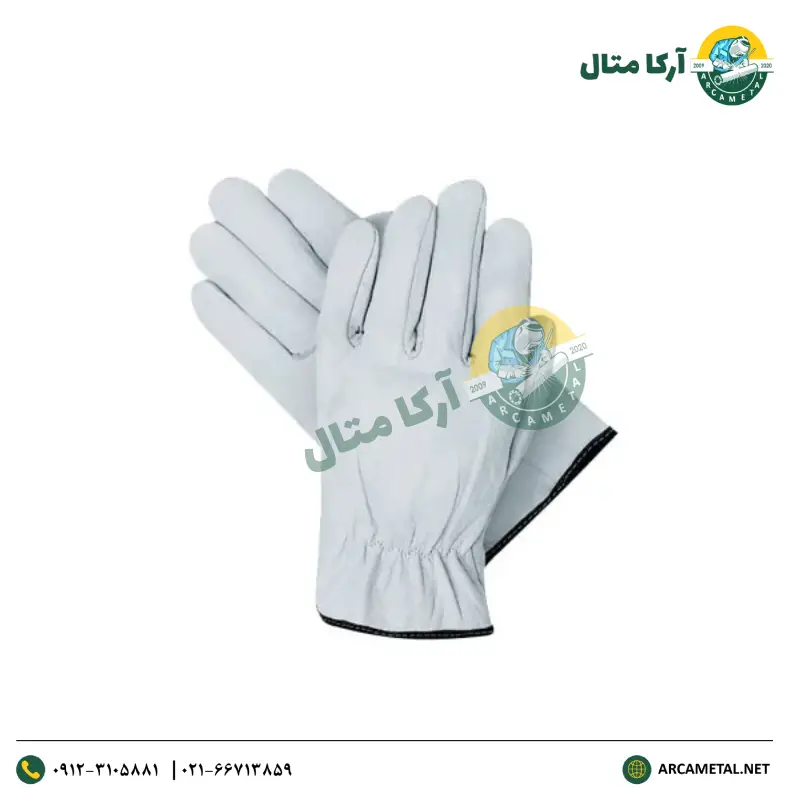دستکش جوشکاری ساق کوتاه آرگون