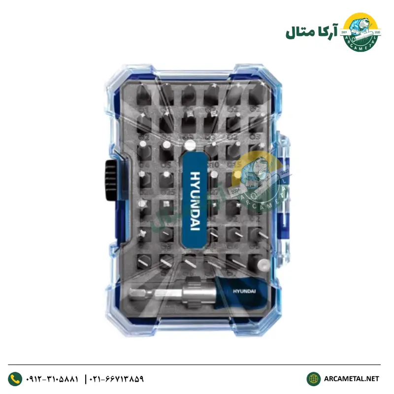 ست سر پیچ گوشتی HC43B برند هیوندای Stainless steel