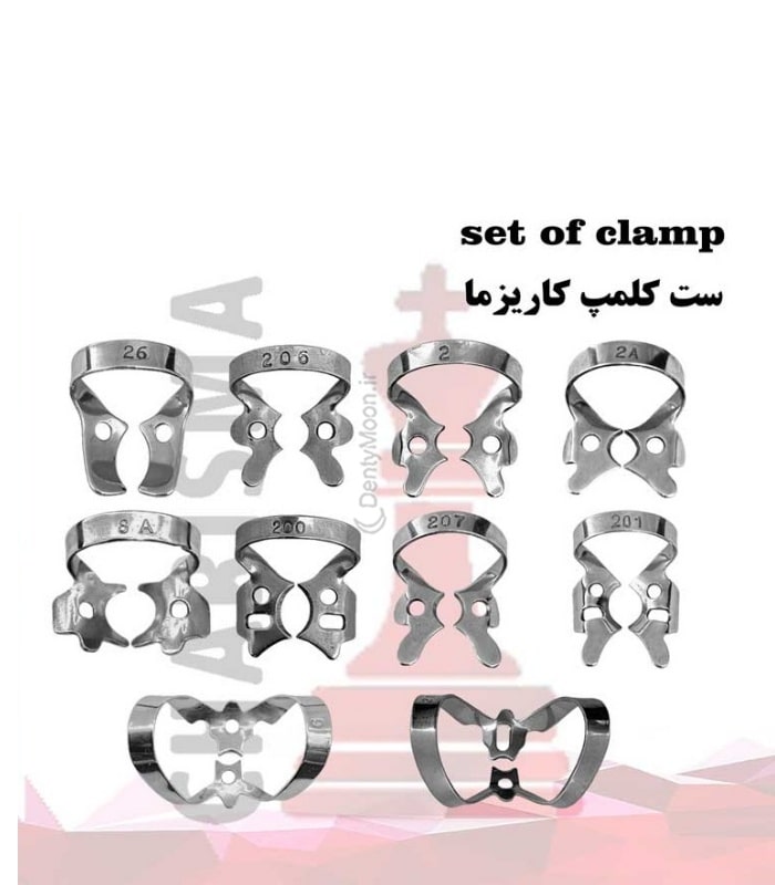 ست کلمپ 10 عددی کاریزما Charisma