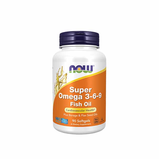 سوپر امگا ۳-۶-۹ ناو - NOW Super Omega 3-6-9 Fish Oil 90 Softgels