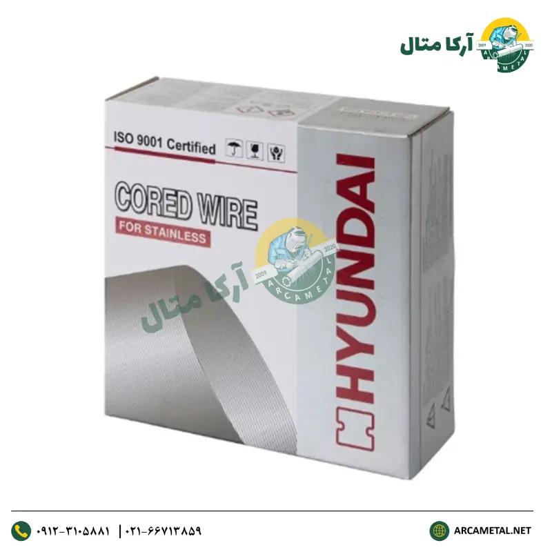 سیم جوش co2 توپودری استیل E308LT1