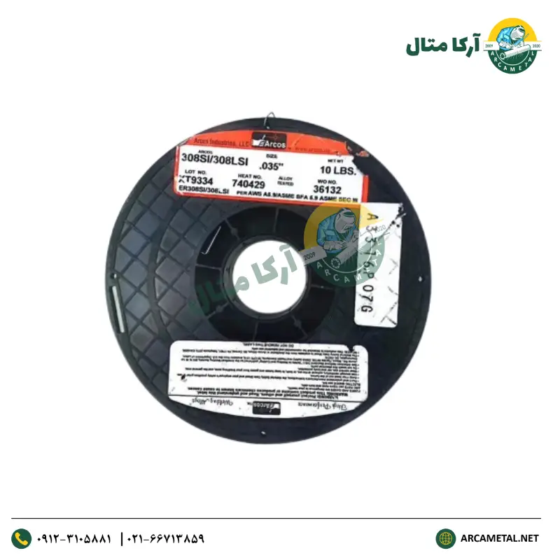 سیم جوش Co2 استیل 308LSi برند arcos