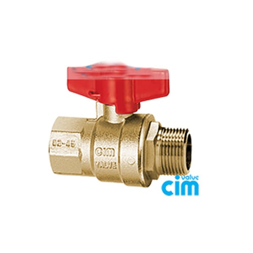 شیر توپی آبی رو پیچ تو پیچ سیم ایتالیا سایز 3.8 301/16BL-PN80