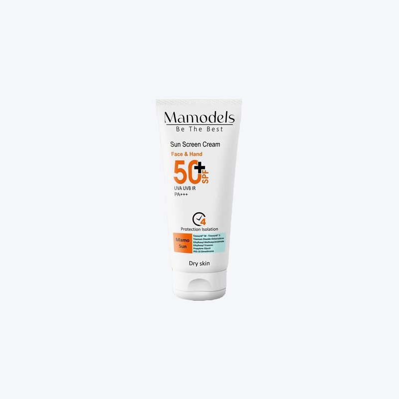 ضدآفتاب مناسب پوست خشک SPF50 مامودلس