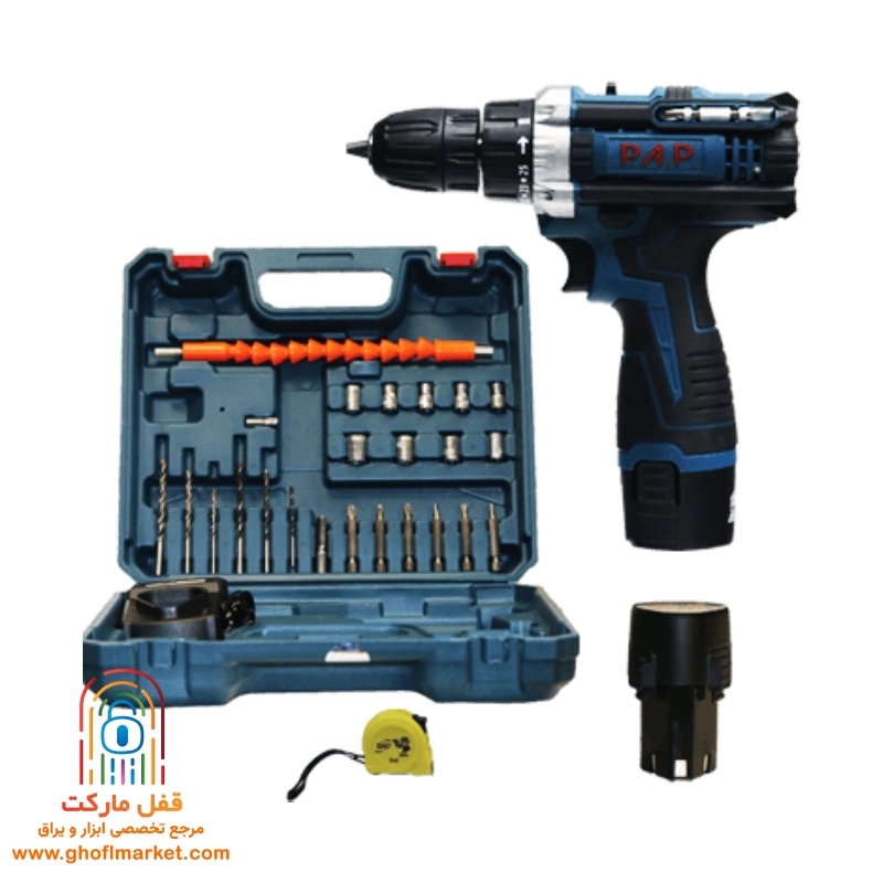 دریل شارژی 12 ولت پی ای پی مدل CD-1225