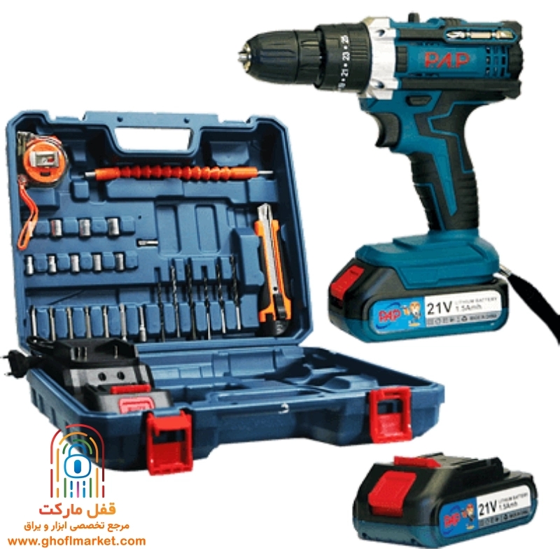 دریل شارژی 21 ولت پی ای پی مدل CID-2126