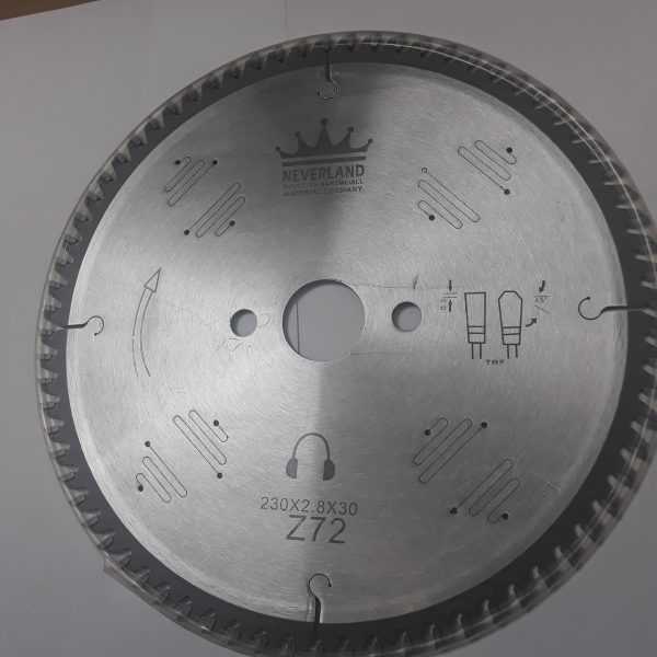 تیغ اره الماسMDFبر 72*230 نورلند