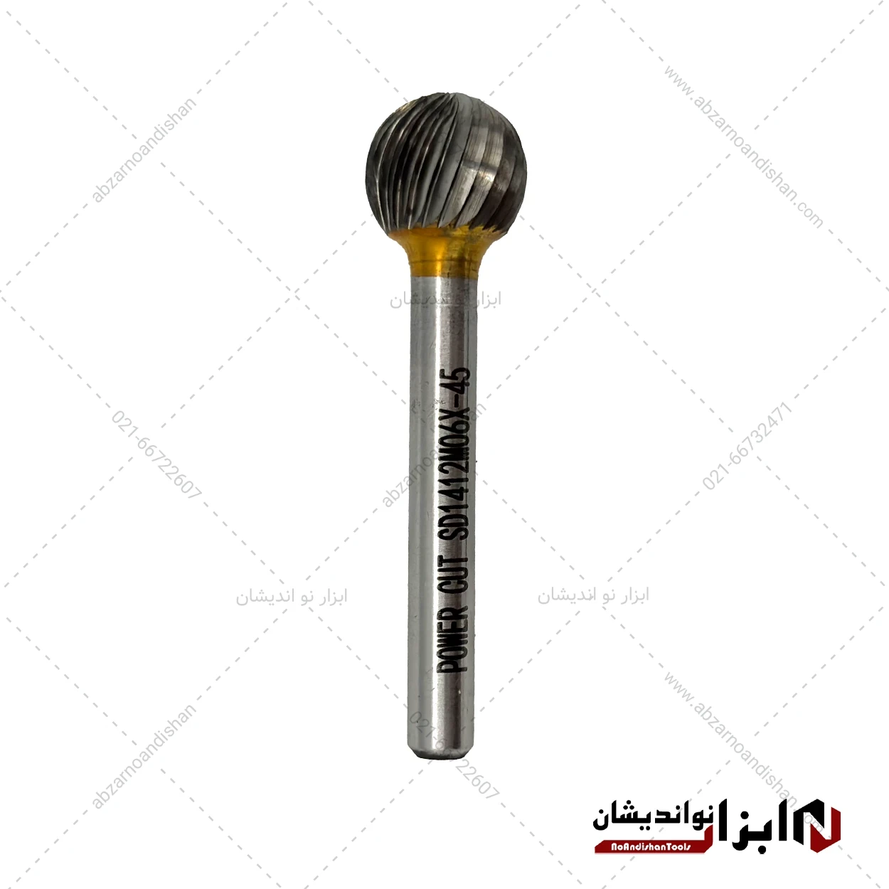 فرز فرم تک شیار کروی SD سایز 14 | پاور کات