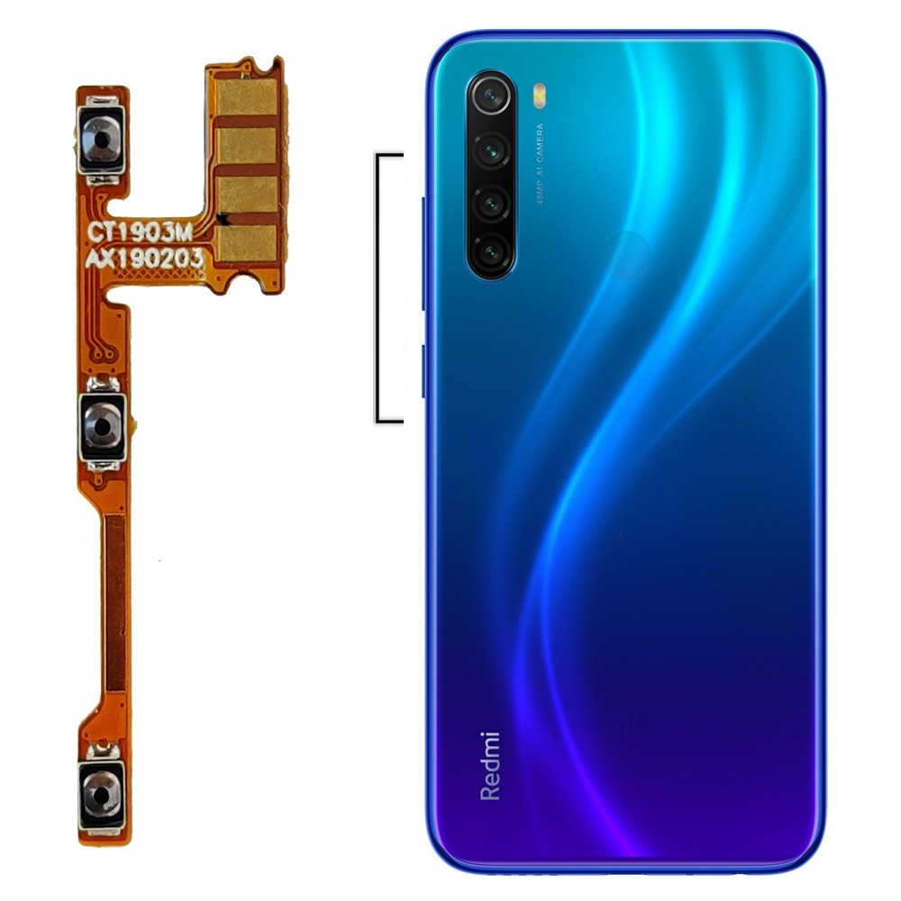 Xiaomi Redmi Note 8 Volume + Power Flex Cable