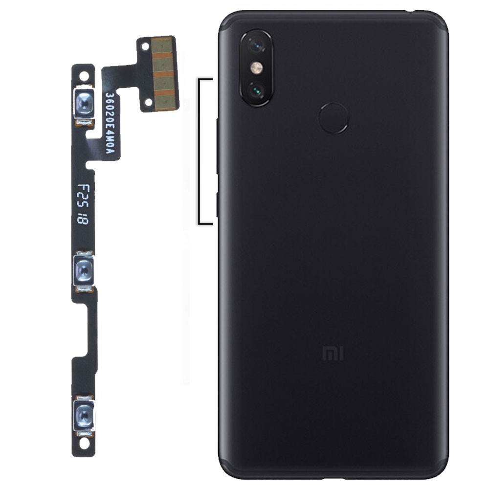 فلت پاور و ولوم گوشی شیائومی Mi Max 3