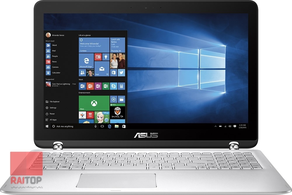لپ تاپ استوک 2 در 1 ASUS مدل Q504U