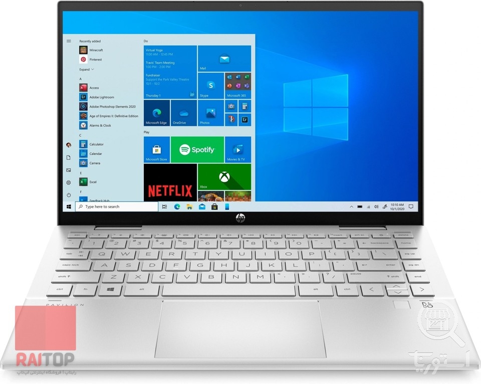 لپ تاپ 14 اینچی تبدیل پذیر HP مدل Pavilion x360 14-dy1023TU