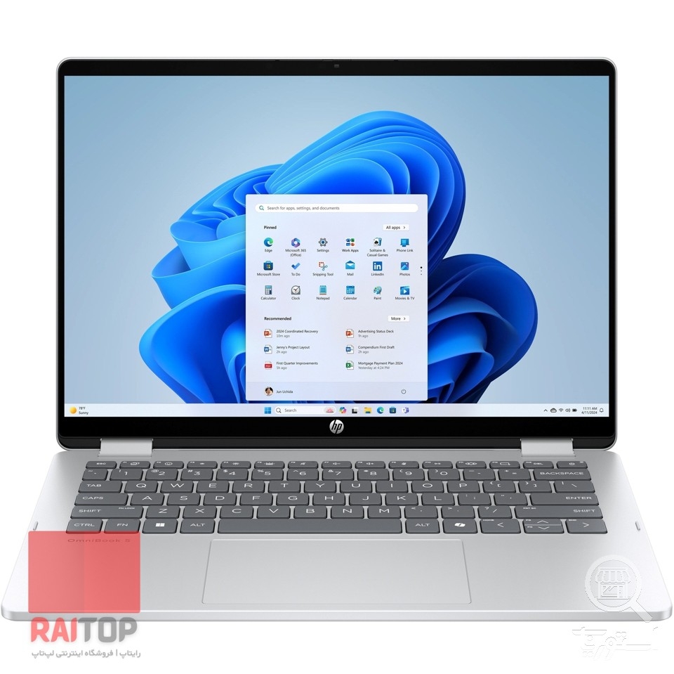 لپ تاپ 14 اینچی 2 در 1 HP مدل Omnibook 5 Flip 14-fp0