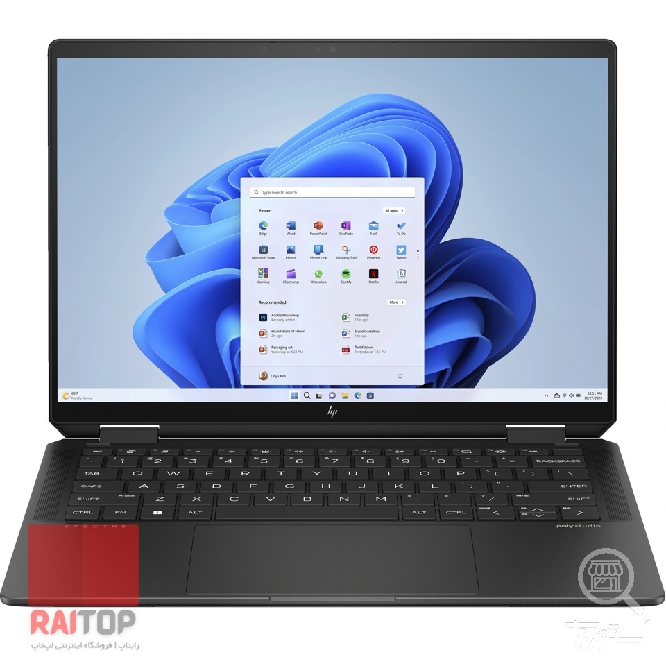 لپ تاپ 14 اینچی HP مدل Spectre x360 14-eu0