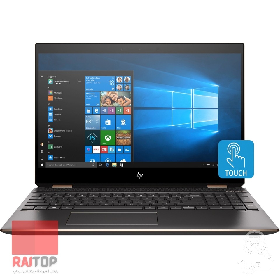 لپ تاپ 15 اینچی HP مدل Spectre x360 15-df1