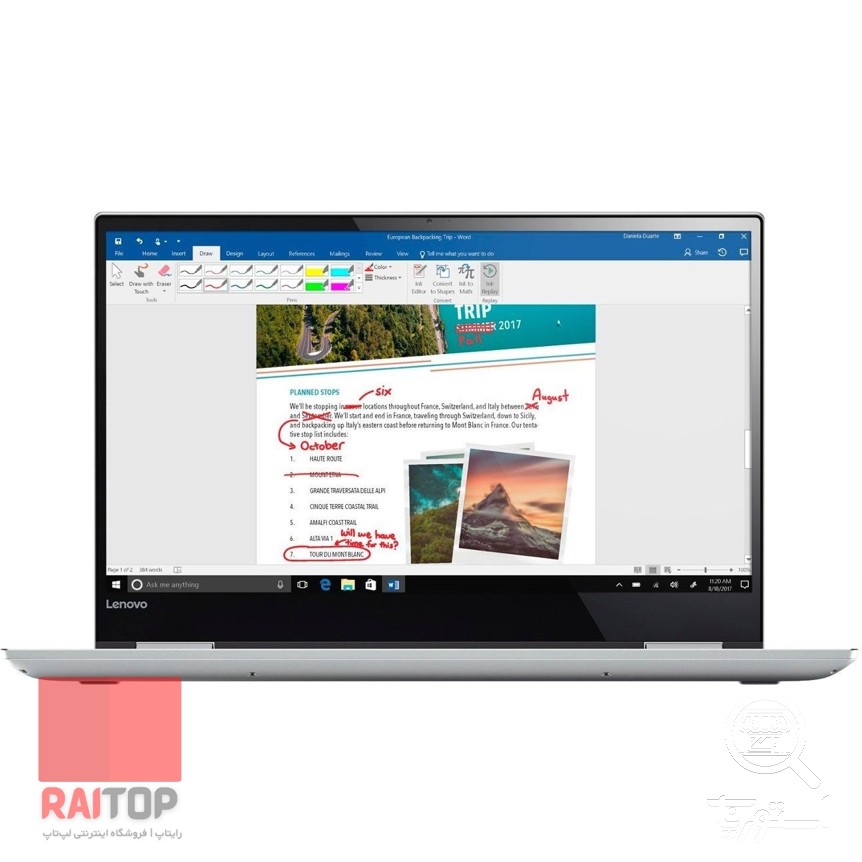لپ تاپ 15 اینچی Lenovo مدل Yoga 720 15IKB
